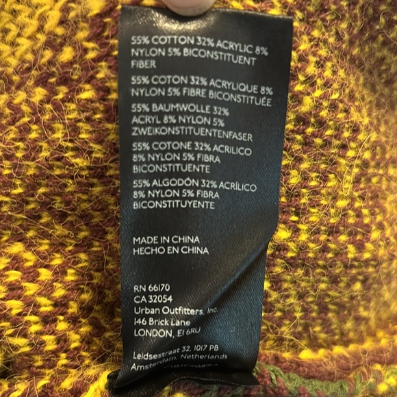 NWT Urban Outfitters BDG Rio Cropped Sweater Size XS - Picture 7 of 7